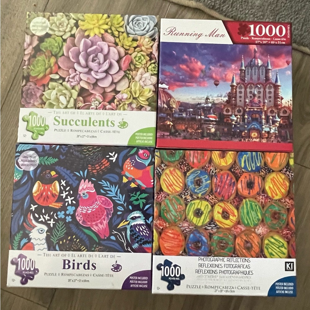 11ct 1000-Piece jigsaw Puzzles - Multicolor